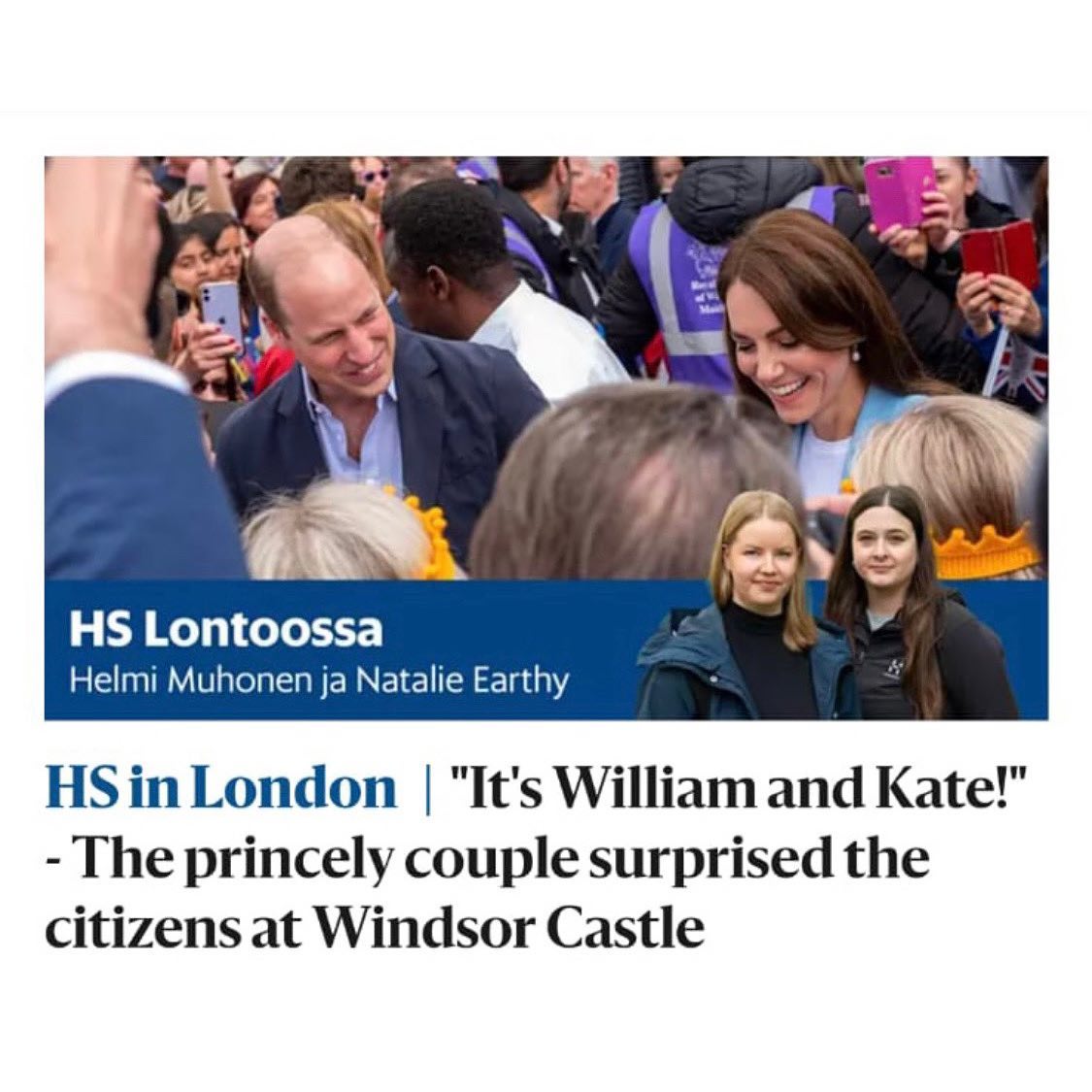 Coronation of King Charles III Press Coverage Helsingin Sanomat